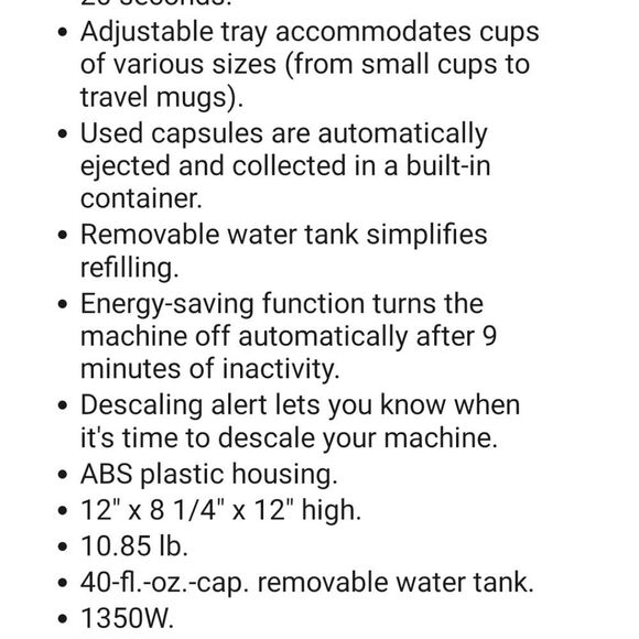 Breville Nespresso Vertuo & Aeroccino3 Espresso Machine - Picture 8 of 12